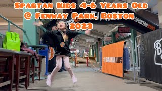 Spartan Kids 4-6 Years Old @ Fenway Park Boston 2023 - Real Experience