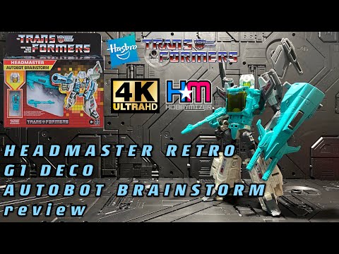 ［廣東話開箱］Transformers Headmaster Retro G1 Deco Brainstorm 小諸葛 review