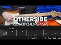 Red hot chili peppers  otherside guitar lesson with tab  slane castle solo