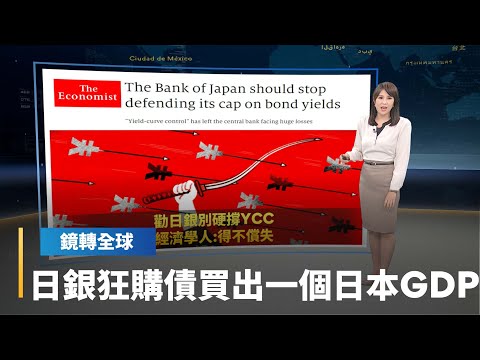 日銀堅守YCC狂買債　持有逾半數日本公債　部位超過GDP　經濟學人警告得不償失｜鏡轉全球 #鏡新聞