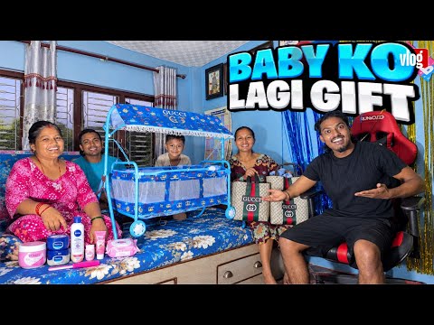 Baby Shower ko Sabai Gift Unboxing Gardai 😍