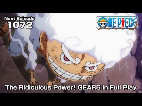 ONE PIECE episode1072 Teaser &quot;The Ridiculous Power! GEAR5 in Full Play&quot;