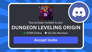How to Join Dungeon Leveling Origin Discord Server