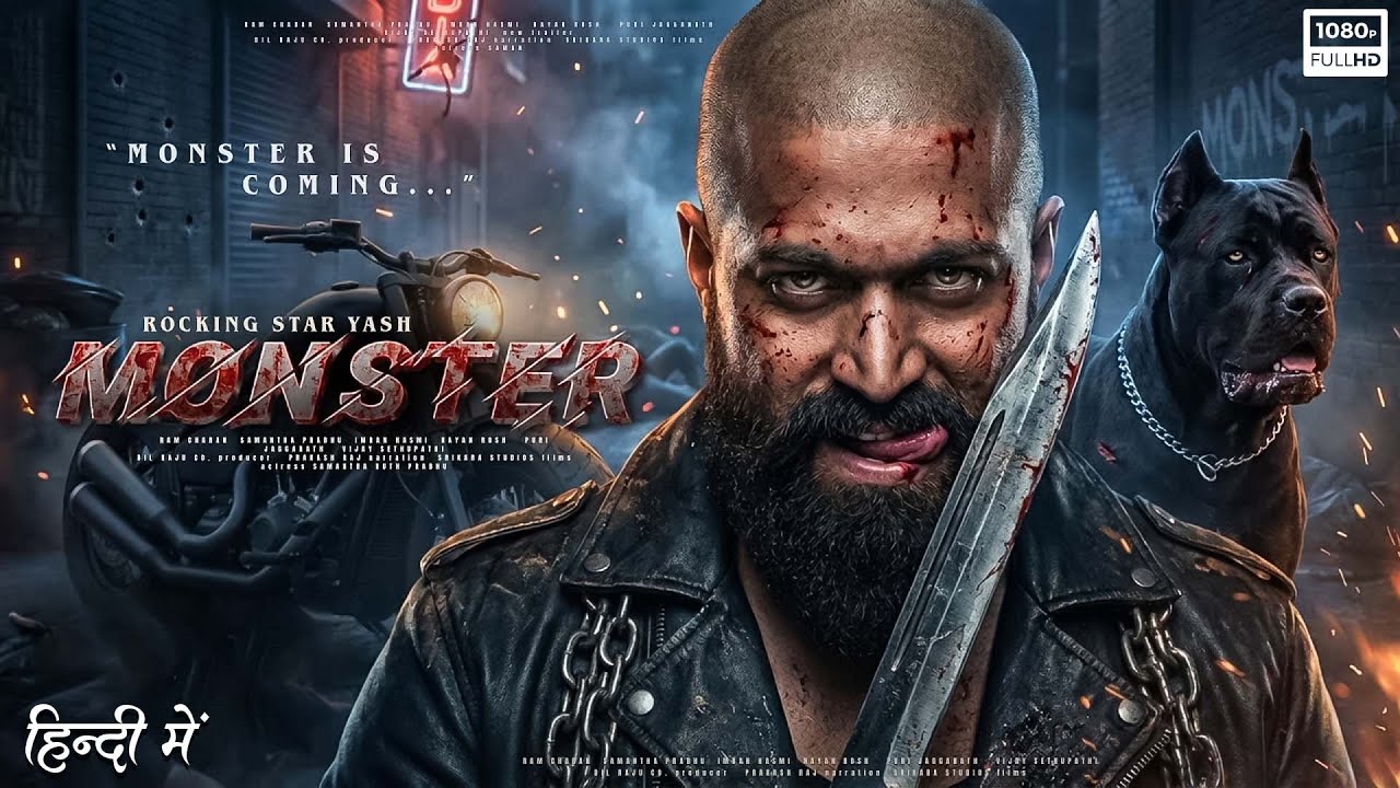 Monster | Rocking Star Yash | New South Indian Movies in Hindi Dubbed 2025 | New South Action Movies