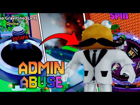 Mi Primer ADMIN ABUSE de OVNIS BRAINROTS y NUEVA MAQUINA en Brainrots Tsunami 🌊 Roblox