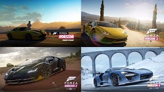 Forza Horizon Series Start Menu Compilation (FH1 - FH4)