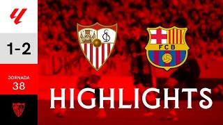 Sevilla FC vs FC Barcelona (1-2) LALIGA | Resumen