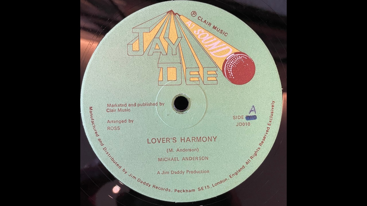 Michael Anderson - Lover's Harmony【12-50069】 | Jamaican Soul