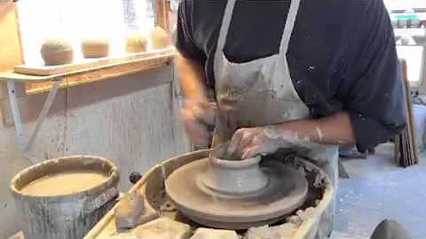 Michael Kline Throwing jugs