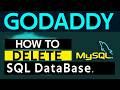 How to Delete Database in MySQL in GoDaddy 2026