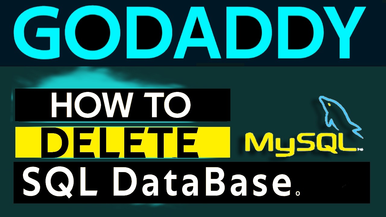 How to Delete Database in MySQL in GoDaddy 2026 - YouTube