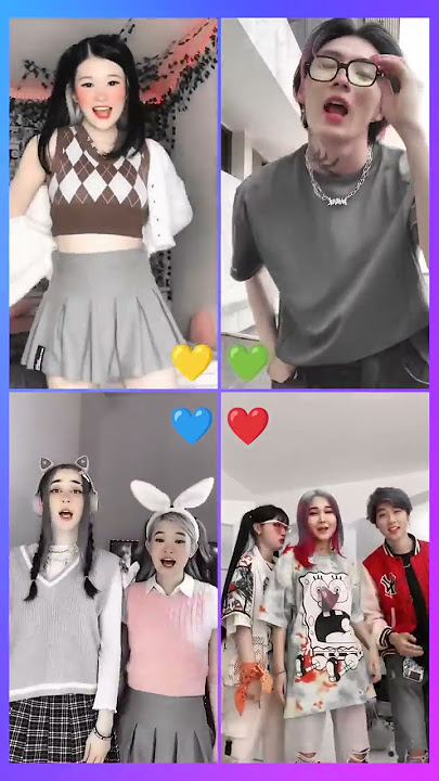 VS Dance Kika Kim vs Ten Yujin vs Elsarca vs Luna Mccall #TikTok #Shorts #Vs #XO #xoTeam