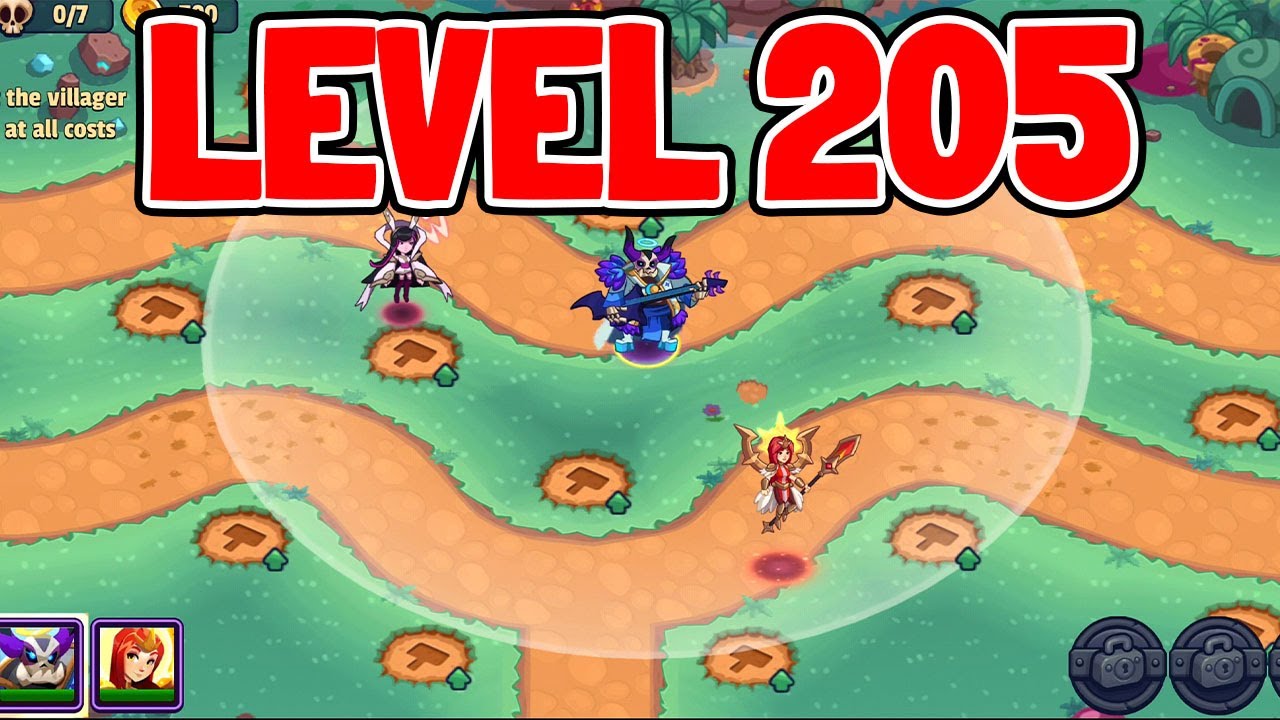 WORLD 7 Level 205 - Realm Defense -  Legendary | With Azura Connie and Cyra