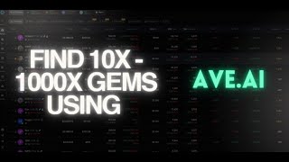 Use Filters to Find Next 100x Gem Tokens