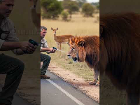 Park ranger comes to the rescue of deer! #rescue #wildlife #animals #shorts