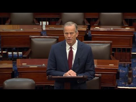 Thune Delivers First Remarks as Senate Majority Leader - YouTube