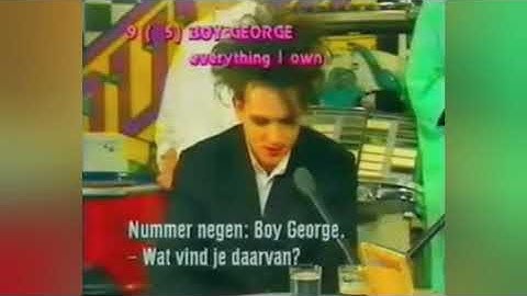 Countdown 29-4-1987 Top Tien Overzicht Met Robert Smith