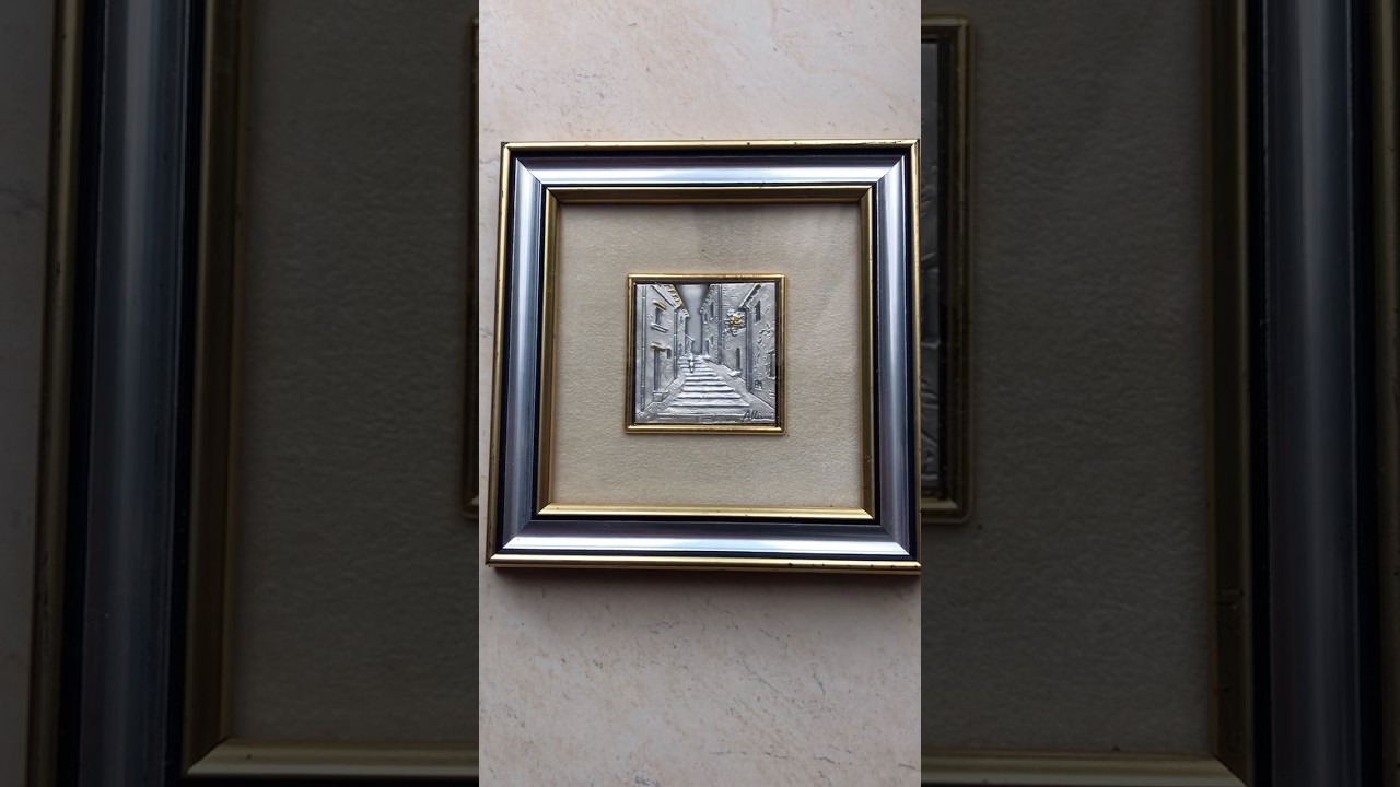 🇮🇹 ALLIANI, Картина на СЕРЕБРЕ 925…