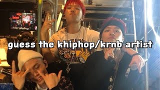 GUESS KHIPHOP/KRNB ARTIST