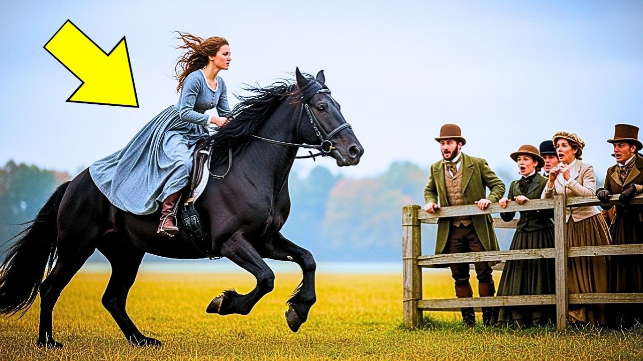 El caballo más salvaje del Duque huyó, pero todos se pasmaron al ver a una joven montada en él