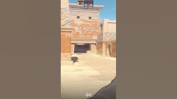 Amazing Flash Mid For Easy Kill On Anubis In CS2 #cs2 #shorts