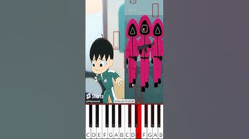 Revers COMPLETE EDITION | Squid Game Animation‬ ‬(@tieanimation) - Octave Piano Tutorial