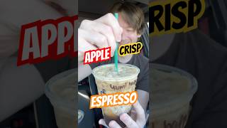 Trying Starbucks’ Apple Crisp Oatmilk Espresso 🎃☕ | Day 9