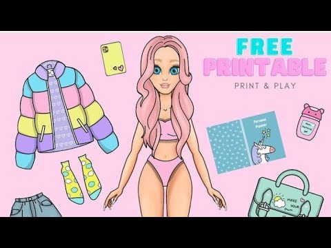 how to make Paper doll (dolls drawing and playing )doll  easy #paperdoll