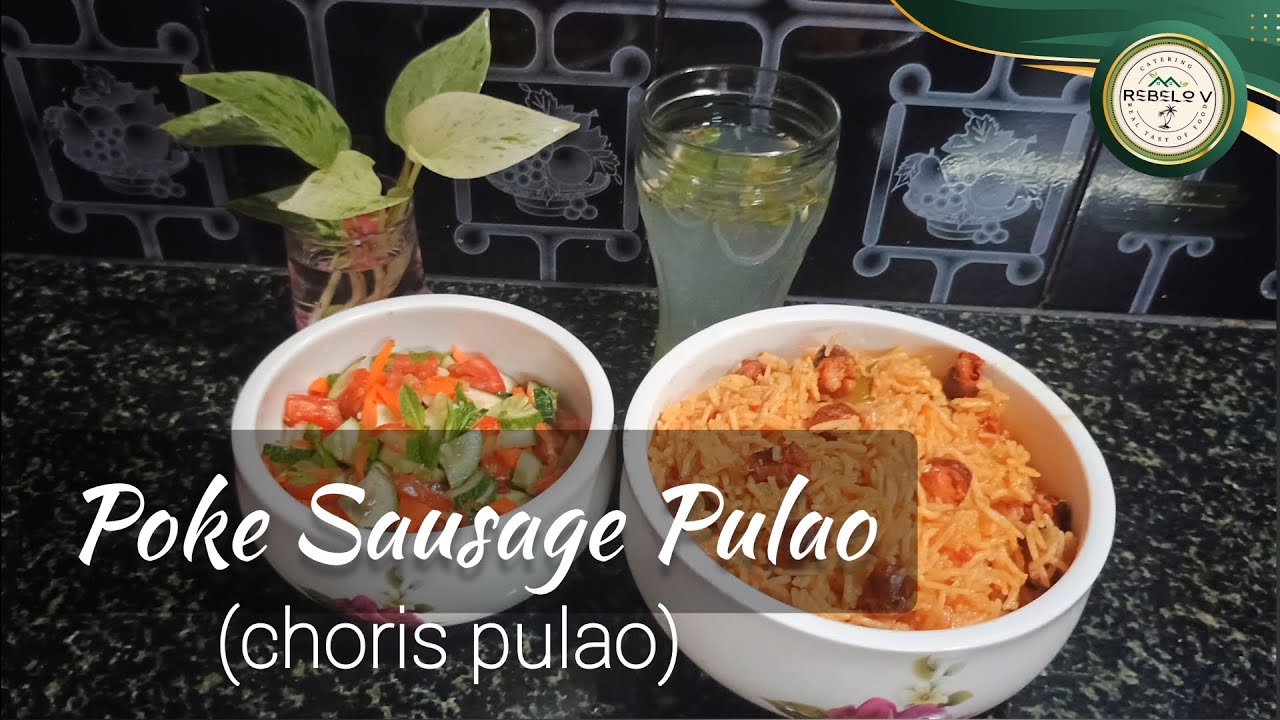 Poke Sausage Pulao (choris pulao) |Jessie Rebello 