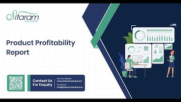 Odoo Product Profitability Report | Analyze Sales, COGS & Margins | Sitaram Solutions