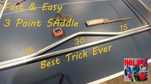 Fast & Easy 3 Point Saddle Pt. 2 (Conduit Bending)