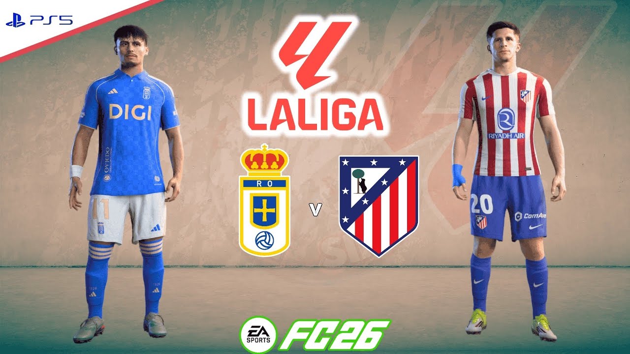 Real Oviedo v Atletico Madrid | La Liga 25/26 - Round 26 | Full Match Simulation | FC 26 PS5™[4K]
