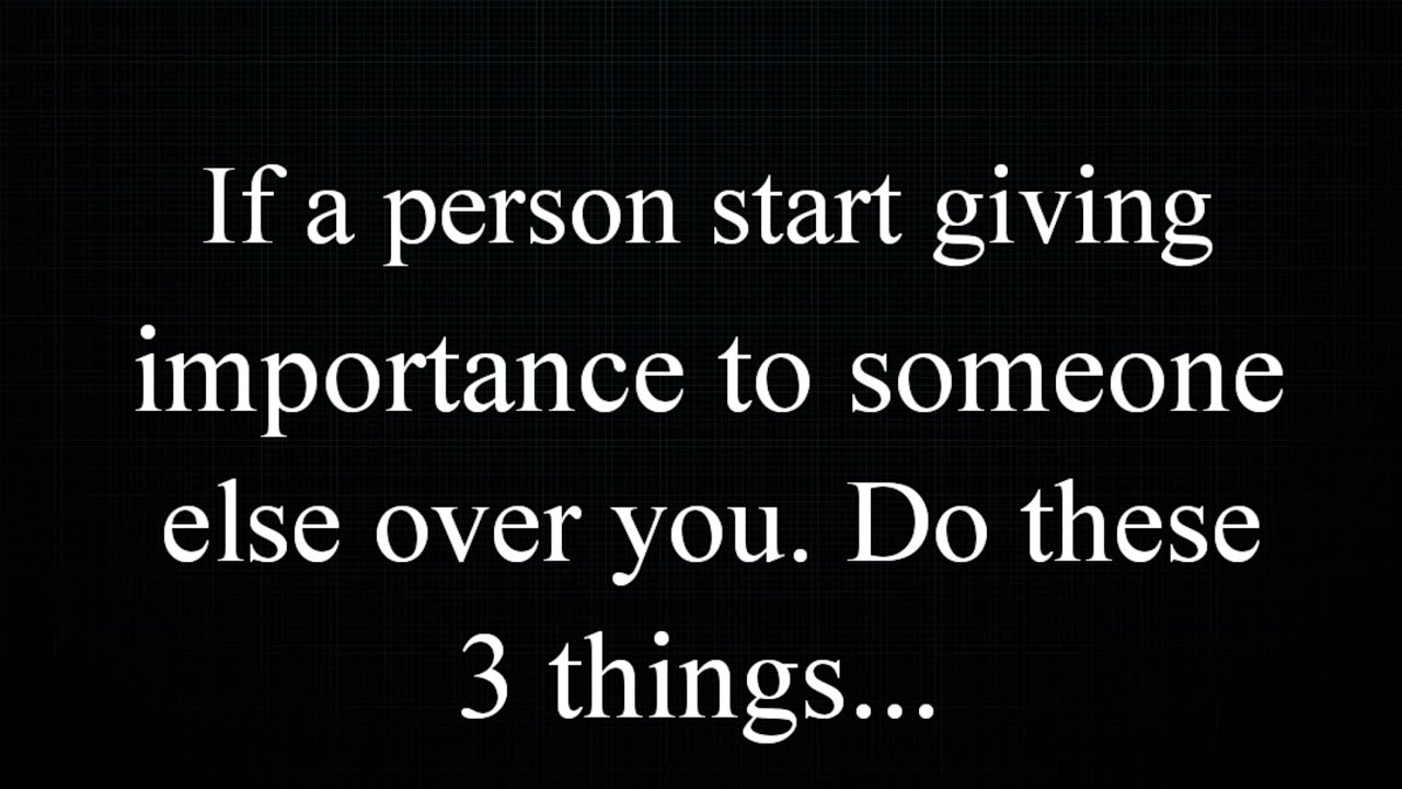 Stop Giving If Someone Stop Giving You Importance It Means.. | Quotes - YouTube