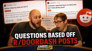Questions based off r/doordash posts - Career Chronicles