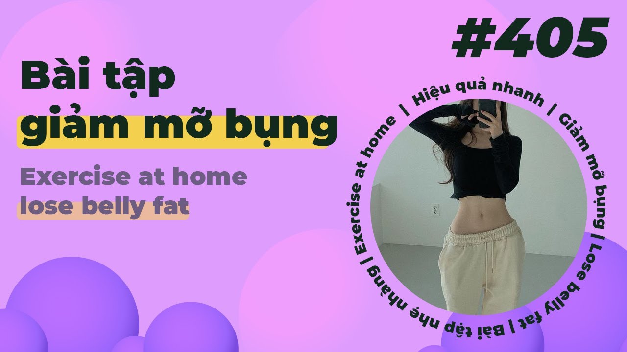 👙BÀI TẬP GIẢM EO👙GIẢM MỠ BỤNG nhẹ nhàng, hiệu quả Simple exercise to