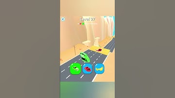 Shape Shifting 2 GAMEPLAY Level No -97 Walkthrough - New Update Car Racing #ShapeShifting #shorts