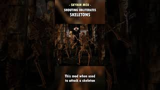 Shouting FINALLY Obliterates Skeletons in Skyrim! 💀