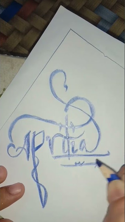 KALIGRAFI NAMA-Aprilia#fyp#Shorts#viral