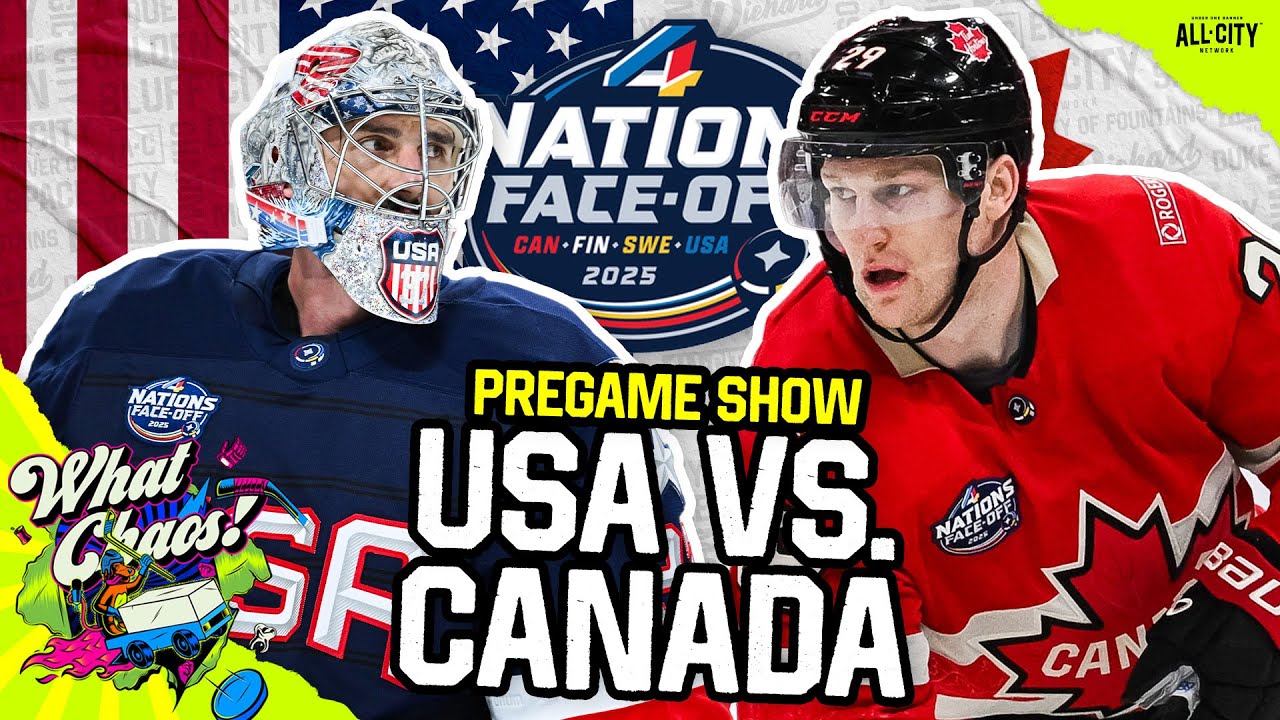 USA vs. Canada 4 Nations Face-Off Final PREGAME SHOW - YouTube