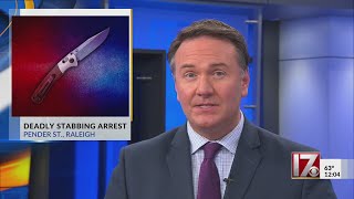 Deadly stabbing arrest in Raleigh