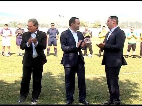 შსს-ს და აშშ-ს საელჩოს საფეხბურთო გუნდებს შორის მეგობრული მატჩი გაიმართა