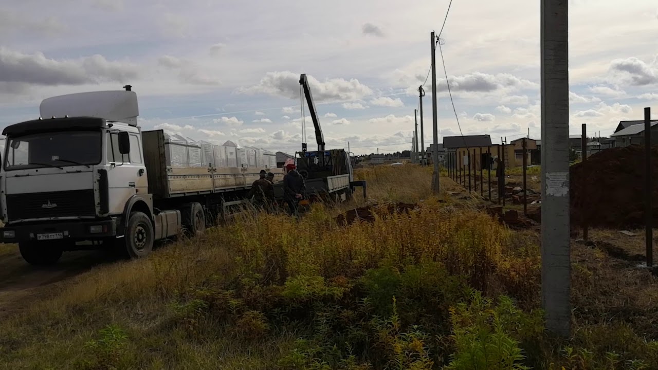 Униблок в Ижевске. Доставка в Завьяловские сады. Газобетон УНИБЛОК ОТ ...