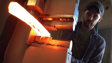 Forging a Pattern Welded Sword with Cedarlore Forge