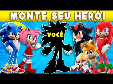 Você em SONIC ⚡Crie seu Personagem em Sonic 🔵Seja mais Forte que Shadow, Tails, Knuckles e Dr Eggman