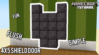 4x5 Shield Piston Door | Minecraft 1.21 Redstone Tutorial