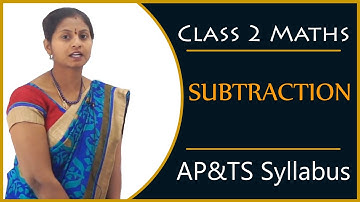 #Class 2 Mathematics | Subtraction | Easy Maths in Telugu Explanation