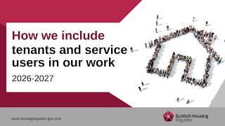 How we include tenants and service users in our work  2026 2027