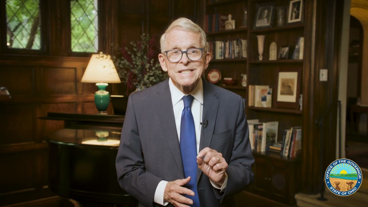 Ohio Governor Mike DeWine speaks at OhioGuidestone's Evolution Gala
