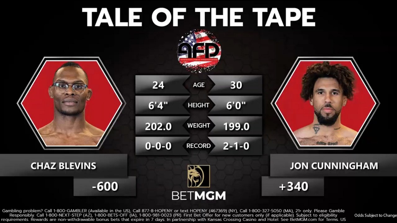 Jon Cunningham vs. Chaz Blevins  - AFP 5
