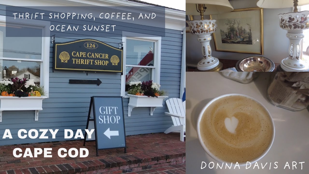 ✨ Уютный день на Кейп-Коде | Секонд-хенд, кофе и закат на берегу океана 🌊☕️